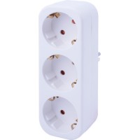 Тройник E.Next e.socket.003.16.3 2P+PE 16А с заземлением (s9100055)