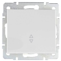 Проходной Выключатель Lezard Rain (703-0288-105) (белый)
