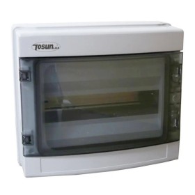 Влагозащищенный модульный щит TOSUNlux 12м накладной IP65 пластиковый UV ABS (6940151042334)