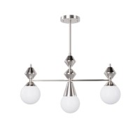 Люстра Pikart 5255-5 Dome V3 G9 3x15W IP20 нікелева
