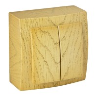 Вимикач Nilson Themis клен 2кл ( 26281003 )