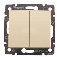 Механизм проходного 2-кл. выключателя Valena слоновая кость