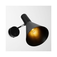 Бра, настінний світильник Imperium Light 762125.05.05 Rosalen E14 1x60W IP20 Чорний