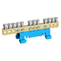 Шина нульова NOARK TBB 12x10мм2 синій (103856)