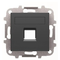 Центральна плата ABB Sky 8518.1 NS із супортом (чорний оксамит)