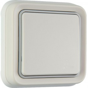 Выключатель перекрестный белый Legrand