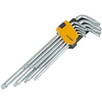 Комплект подовжених ключів Tolsen (20057) Torx Т10-Т50 (9шт)
