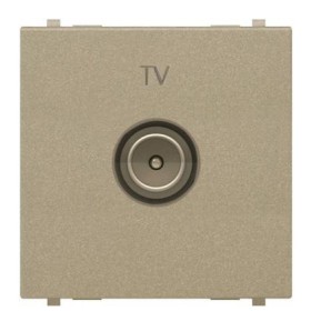 TV розетка ABB Zenit N2250.7 CV 2М (шампань)