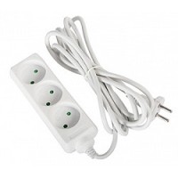 Подовжувач E.Next e.es.3.5.b 3 гнізда 5м (s042059)