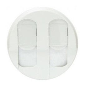 Панель розетки 2xRJ45 кат.6 (для UTP/FTP/SFTP) Legrand Celiane белая