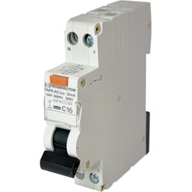 Автомат защитного отключения Promfactor FAP8-AC «C» 16А/0,03A 1P+N 6кА (FAP08C16030AC)