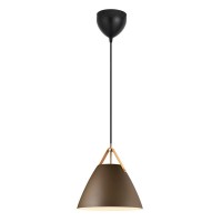 Підвісний світильник, люстра Nordlux 84333009 Strap E27 1x40W IP20 коричневий