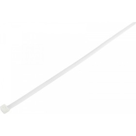 Нейлоновий хомут Аско-Укрем 4x300 білий (100шт)