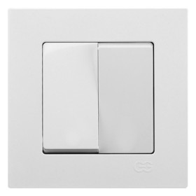 Выключатель 2-клавишный Gunsan Eqona