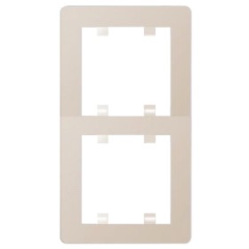 Рамка 2-кратная WL5121 Lumina-2, вертикальная, кремовая, Hager