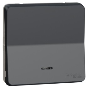 Выключатель Schneider Electric MUR35025 с подсветкой IP55 (черный)