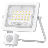 LED прожектор Videx F2e 20Вт 5000K (VL-F2e205W-S) з датчиком руху та освітленості