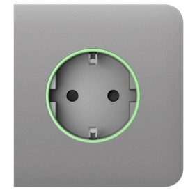 Центральная панель умной розетки Ajax 60002.163.FG SideCover Smart для OutletCore дымная (38801)