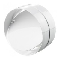 З'єднувач круглих повітроводів Vents D100 зі зворотним клапаном