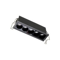 Точковий світильник Azzardo Tetrix AZ6276 LED 1x10W 3000K/4000K/6000K IP20 чорний