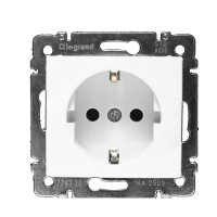 Механізм розетки з з/к Valena білий