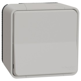 Накладний 1-клавішний вимикач Schneider Electric MUR39021 IP55 (білий)