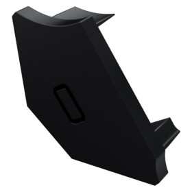 Заглушка Lumines для типа Н с размеченным отверстием правая чёрный