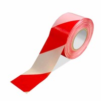 Оградительная сигнальная лента Elcor 40206797 TEPE50100 50мм (100м) красно-белая