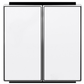 Двойная клавиша ABB Sky 8511 BL (белая)