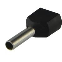 Наконечник Аско-Укрем ТЕ 1,5-08 изолированный черный 100шт (A0060120006)