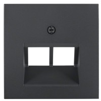 Накладка для розетки UAE/E-DAT, антрацит Berker S.1/B.3/B.7