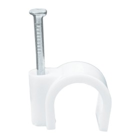 Скоба кабельная 16мм круглая белая СКИМ ( С1211007 )