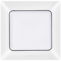 Розетка NE-AD ARAS 93-110-09 с з/к и крышкой белая