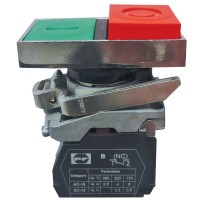 Кнопка Promfactor FP4-BL8425 1NO 1NC зелено-красная (FP4-BL8425)