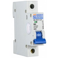 Модульный автоматический выключатель Аско-Укрем ВА-2017/B 1р 2А (A0010170045)