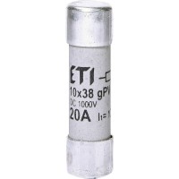 Запобіжник ETI 002625108 CH 10x38 gPV 20A 1000V (10kA) UL