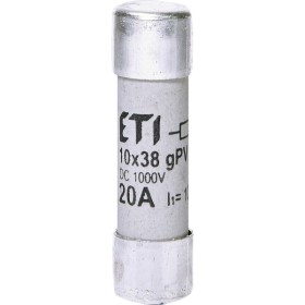 Запобіжник ETI 002625108 CH 10x38 gPV 20A 1000V (10kA) UL