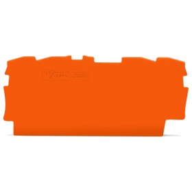 Торцева/проміжна пластина Wago 2000-1492 0,7мм (оранжева)