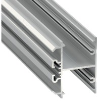 Профіль для світлодіодної стрічки Lumines DOPIO срібло