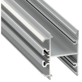 Профиль для светодиодной ленты Lumines DOPIO серебро