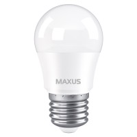 Светодиодная лампа Maxus G45 7Вт 3000K 220В E27 (1-LED-745)