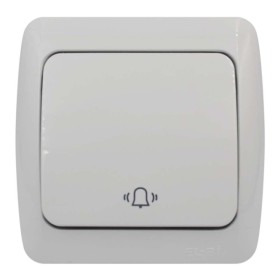 Вимикач ALSU білий кнопка ( 504-010200-207 )