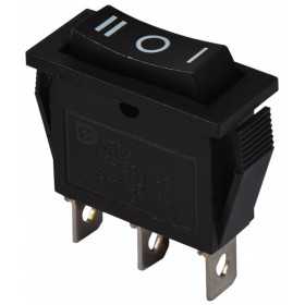 Переключатель Аско-Укрем KCD3-103 B/B (I-0-II) черный (A0140040031)