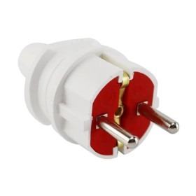 Вилка штепсельна Nilson з заземленням біла ( 40130104 )
