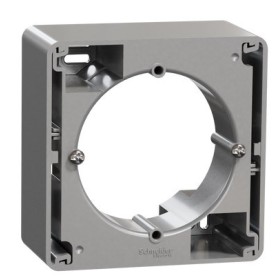 Установочная коробка наружного монтажа Schneider Electric Sedna Design алюминий SDD113901