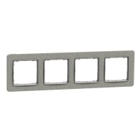 Рамка четырехместная Schneider Electric Sedna Elements бетон SDD390804