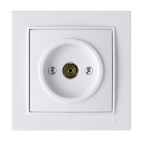 Розетка Nilson Thor біла TV кінцева ( 27111029 )