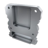 Заглушка Lumines для типа TALIA M1+TALIA без отверстия серебро