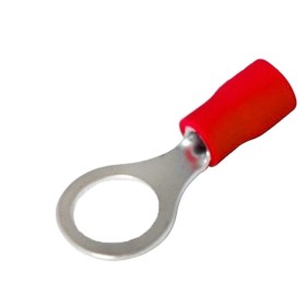 Кільцевий наконечник TNSy RV1,25-3,2 (0,5-1,5/3) з ізоляцією 100шт червоний (TNSy5500071)