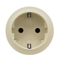 Панель розетки 2К+З Legrand Celiane слонова кістка